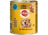 Pedigree Nassfutter Hund Adult ClassicSorten Geflügel 12x800 g