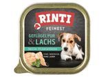 RINTI Feinest Adult Geflügel pur und Lachs 22x150 g