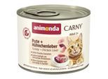 animonda Carny Nassfutter Katze Adult Pute und Hühnchenleber 24x200 g