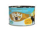 Lucky Lou Nassfutter Katze Adult Geflügel und Hirsch 24x200 g