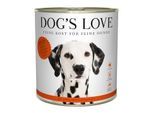 DOG'S LOVE Adult Classic Rind mit Apfel und Spinat 6x800 g