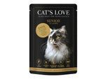CAT'S LOVE Nassfutter Katze Senior in Gelee Ente 24x85 g