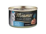 Miamor Feine Filets in Jelly Thunfisch und Shrimps 96x100 g