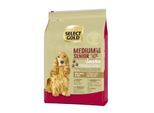SELECT GOLD Sensitive Trockenfutter Hund Senior Medium Lamm und Reis 4 kg