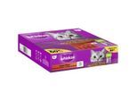 Whiskas ® Multipack Portionsbeutel 1+ Klassische Auswahl 4 Varietäten Rind, Huhn, Lamm, Geflügel in Gelee 60 x 85g