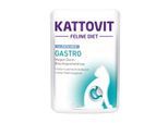 KATTOVIT Feline Diet Nassfutter Katze Gastro Adult Ente und Reis 96x85 g