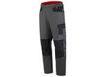 Arbeitshose HERO BY JOHN MEDOOX "GLENN Basic Workwear Arbeits-Cargohose", Herren, Gr. 48, Länge 32, grau (anthra, schwarz), Sweatware, 65% Polyester, 35% Baumwolle, gerade lang, Hosen Arbeitshose, Arbeits-Cargohose Funktionsqualitätfür Herren