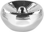 Aschenbecher FINK "APOLLO", silber (silberfarben), H:6,2cm Ø:13cm, Edelstahl, Mülleimer, Aschenbecher, aus Edelstahl, outdoorgeeignet