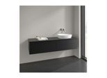 Villeroy und Boch Antao Waschtisch-Unterschrank K38110PD 160x36x50cm, Waschbeckenplattenfarbe Lack, black matt lacquer