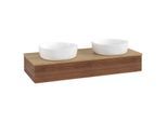 Villeroy und Boch Antao Waschtisch-Unterschrank K13111HM 120x19x50cm, Waschbeckenplattenfarbe honey oak, warm walnut