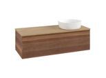 Villeroy und Boch Antao Waschtisch-Unterschrank K34111HM 120x36x50cm, Waschbeckenplattenfarbe honey oak, warm walnut