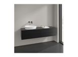 Villeroy und Boch Antao Waschtisch-Unterschrank K26010PD 160x36x50cm, Waschbeckenplattenfarbe Lack, black matt lacquer
