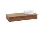 Villeroy und Boch Antao Waschtisch-Unterschrank K12111HM 120x19x50cm, Waschbeckenplattenfarbe honey oak, warm walnut