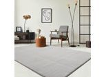 Teppich THE CARPET "kuschelig & Super Soft, Anti-Rutsch Unterseite", beige (sand), B:160cm H:16mm L:220cm, Polyester, Teppiche, Teppich, Waschbar bis 30 Grad, Felloptik, Wohnzimmer Teppich, Kundenliebling