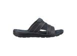 Hush Puppies Heren Archer Leren Muiltjes (Zwart)
