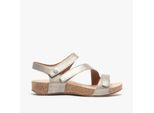 Josef Seibel Tonga 25 Damen Leder Klettverschluss Sandalen Crystal