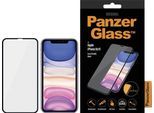 PANZERGLASS Displayschutzglas "Edge to Edge Apple iPhone 11, XR CaseFriendly", schwarz (transparent, schwarz), Displayfolien