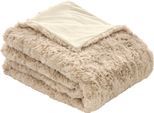 Wohndecke BUGATTI "Alkmaar", beige (natur), B:150cm L:200cm, Kunstfell, Wohndecken, Wohndecke, hochwertige schwere Qualität, Kuscheldecke