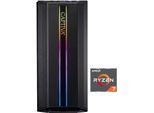 CAPTIVA Gaming-PC "Entry Gaming R10-1577", schwarz, Microsoft Windows 11 Home (64 Bit), 16 GB RAM 1.000 GB SSD, Desktop-PCs