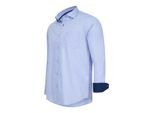 Stretch Overhemd Milano von Cappuccino Italia in der farbe Blau.