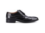 Base London Steeple Heren Brogues Schoenen Zwart