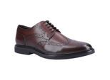 Hush Puppies Kingston Leren Chocolade Brogue Schoenen voor Mannen