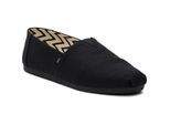 TOMS Alpargata Classic Baumwoll Herren Schwarze Espadrilles