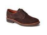 Base London Mawley Leren Herenschoenen In Verbrand Bruin Oxford-Model