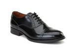 Base London Franklin Leren Zwarte Oxford Schoenen Voor Heren