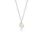 Orphelia 'Charlotte' Damen-Kette mit Anhänger aus 925er Sterlingsilber – Silber/Gold ZH-7523