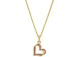 Orphelia 'Cecilia' Damen-Anhänger aus 925er Sterlingsilber mit Kette – Gold ZH-7584/R