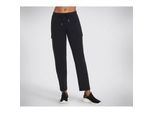 Skechers Slip-Ins Cargo Damen Schwarze Cargo-Hose