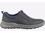 Hush Puppies Arthur Nubuck Heren Marineblauwe Instappers
