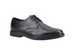 Hush Puppies Kye Leren Zwarte Veterschoenen voor Heren