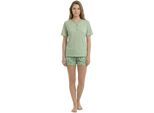 Damen Sommer Kurzarm Baumwoll-Pyjamas KL40000