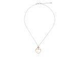 Orphelia 'Mada' Damen 925 Sterling Silber Kette mit Anhänger - Silber/Rosé ZK-7389