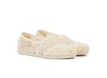 Toms Apargata Crochet Natural Espadrilles Damen Beige Sandale
