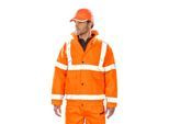 SAFE-GUARD by Result - Blousonjacke Signalkleidung für Herren - Winter (Orange)