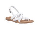 Hush Puppies Hope Leder Damen Weiße Sandalen