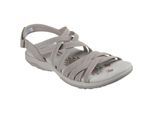 Skechers Reggae Slim - Sommerurlaub Polyester Damen Sandalen in Taupe
