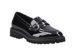 Hush Puppies Grazia Mädchenschwarze Slipper Aus Leder