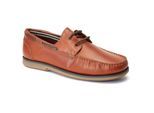 Base London Stern Leren Herenschoenen Burnt Tan