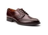 Base London Bell Leren Heren Burnt Brown Brogues Schoenen