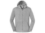 Fruit of the Loom Unisex Volwassen Iconische Premium Volledige Rits Hoodie (Sport Grijs)