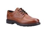 Hush Puppies Pearce Leer Herenschoenen Tan Lace-Up