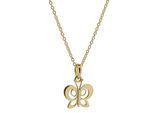 Orphelia 'Schmetterling' Damen 925 Sterling Silber Kette mit Anhänger - Gold ZH-7074/1