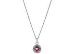 Orphelia 'Bristol' Damen-Anhänger aus 925er Sterlingsilber mit Kette – Silber ZH-7579/P