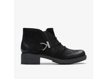 Hearth Clara Schwarze Nubukstiefel