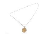 Orphelia Damen-Anhänger Sterling-Silber 925 mit Kette – Silber/Gold ZK-2634