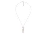 Orphelia Damen-Anhänger Sterling-Silber 925 mit Kette – Weiß ZH-4536